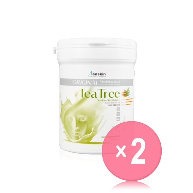 Anskin-Original Tea Tree Modeling Mask 2pcs Bundle Set