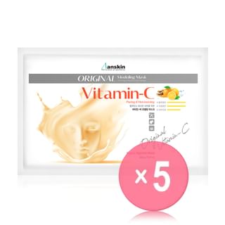 Anskin-Original Vitamin-C Modeling Mask Refill Only 5pcs Bundle Set