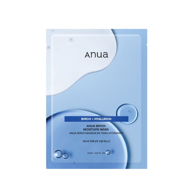 Anua-Birch Moisture Mask - Máscara Facial Hidratante