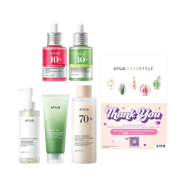 anua セット Anua - Bundle: Anua 10K EU Massive Seeding Set | YesStyle