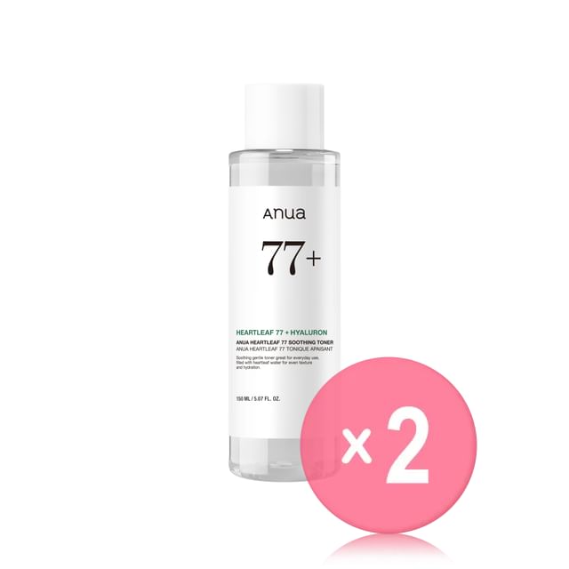Anua-Heartleaf 77 Soothing Toner 150ml 2pcs Bundle Set