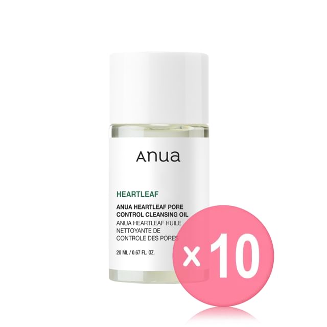 Anua-Heartleaf Pore Control Cleansing Oil Mini 10pcs Bundle Set - Reinigungsöl Mini 10er-Pack