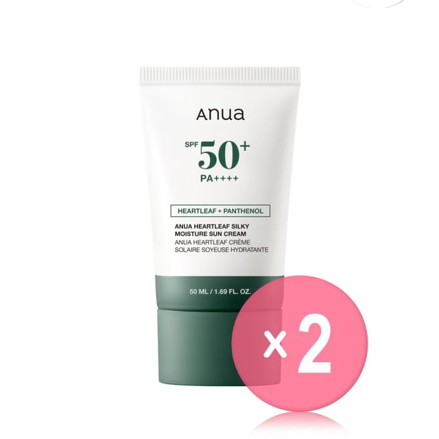 Anua-Heartleaf Silky Moisture Sun Cream 2pcs Bundle Set