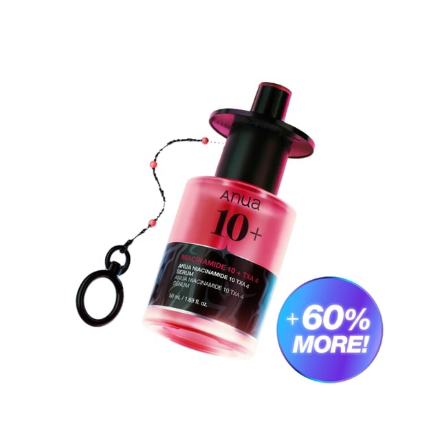 Anua-Kpop Demon Hunters Niacinamide 10 TXA 4 Serum Set - Sérum avec porte-clés-50 Ml