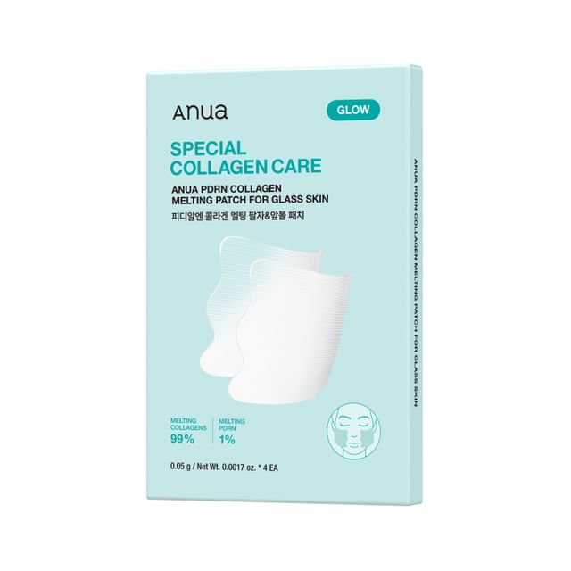 Anua-PDRN Collagen Melting Patch For Glass Skin - Patch collagène fondant visage
