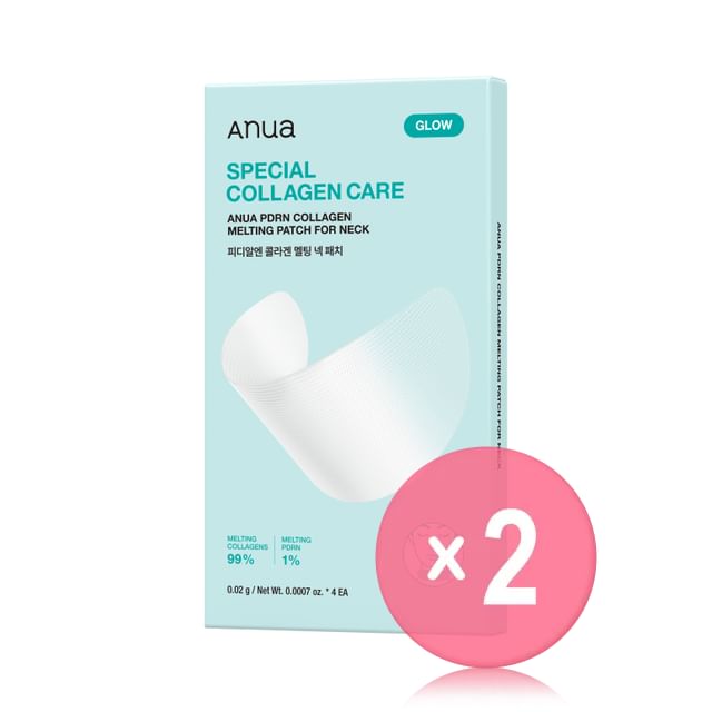 Anua-PDRN Collagen Melting Patch For Neck 2pcs Bundle Set