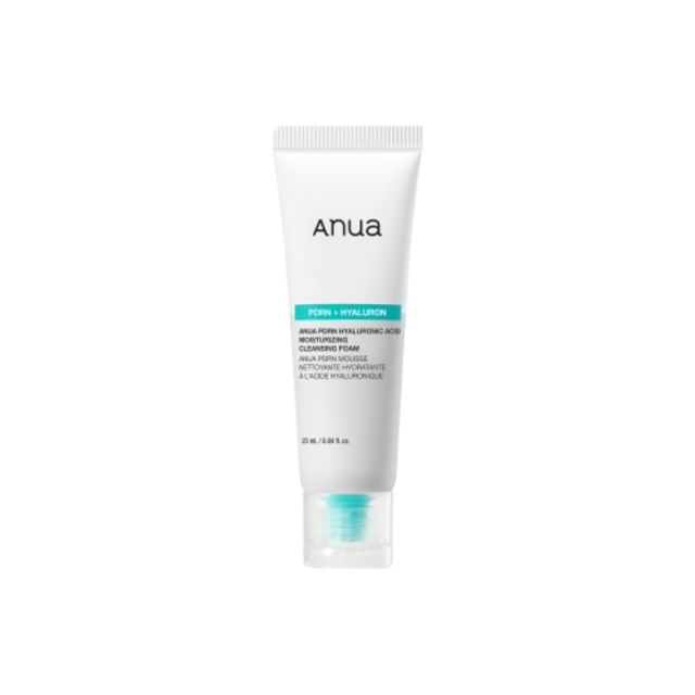 Anua-PDRN Hyaluronic Acid Moisturizing Cleansing Foam Mini - Reinigungsschaum Mini-Größe-25 Ml