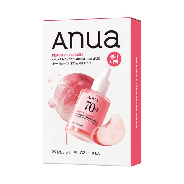 Anua - Peach 70 Niacin Serum Mask Set | YesStyle