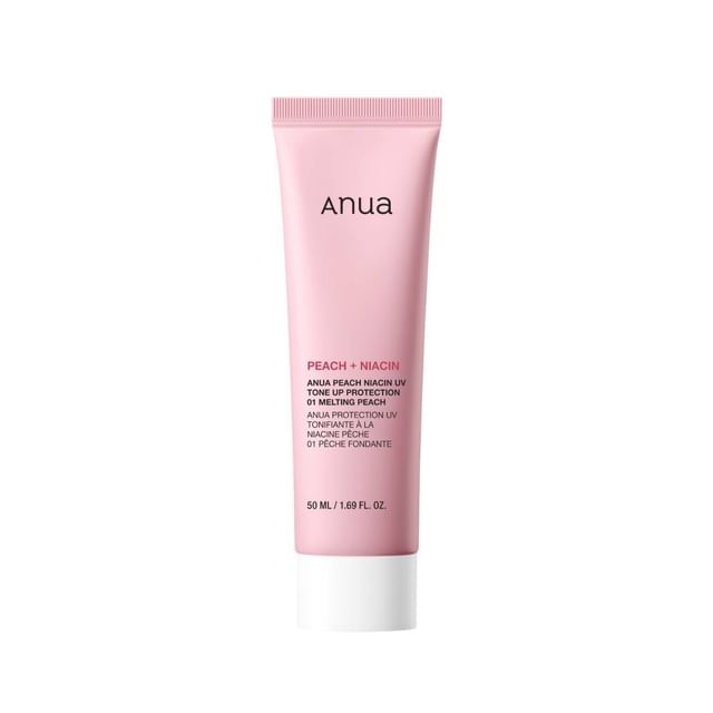 Anua-Peach Niacin UV Tone Up Protection 01 Melting Peach - Protection solaire teintée
