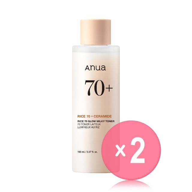 Anua-Combo de Tónico Rice 70 Glow Milky 150ml 2uds