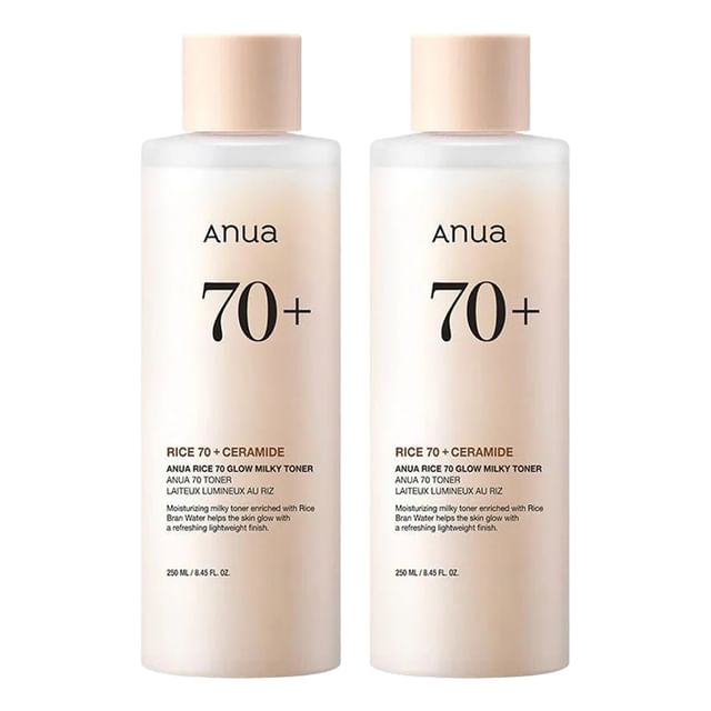 Anua - Rice 70 Glow Milky Toner Bundle Set | YesStyle