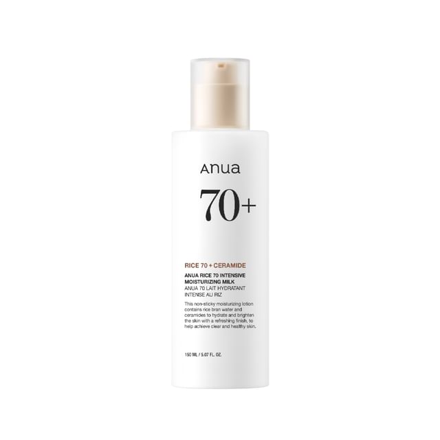 Anua-Rice 70 Intensive Moisturizing Milk - Lait hydratant intensif à leau de riz