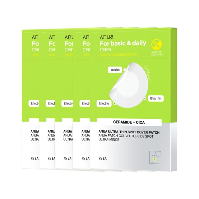 Anua-Ultra-Thin Spot Cover Patch 5 pcs Bundle Set - Lot de 5 patchs anti-boutons