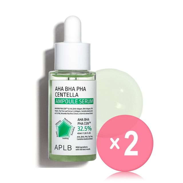APLB-AHA BHA PHA Centella Ampoule Serum 2pcs Bundle Set