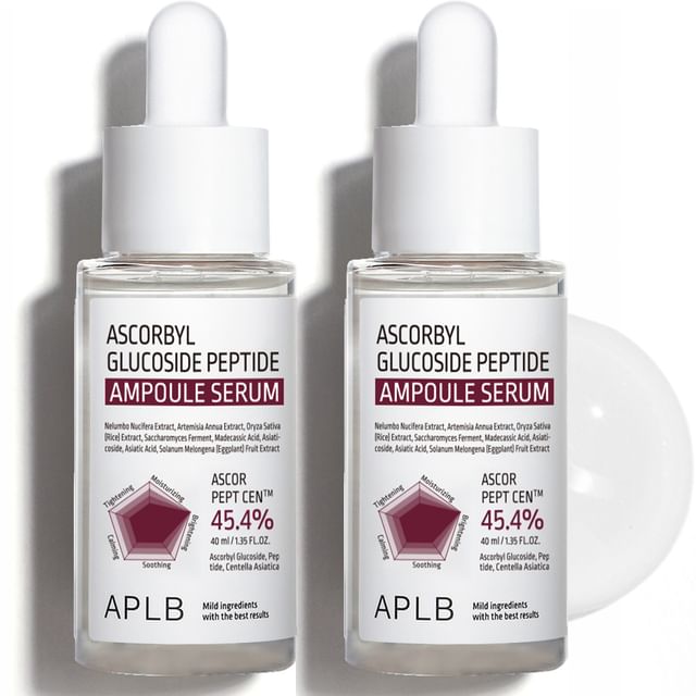 APLB-Ascorbyl Glucoside Peptide Ampoule Serum Set - Duo Sérums