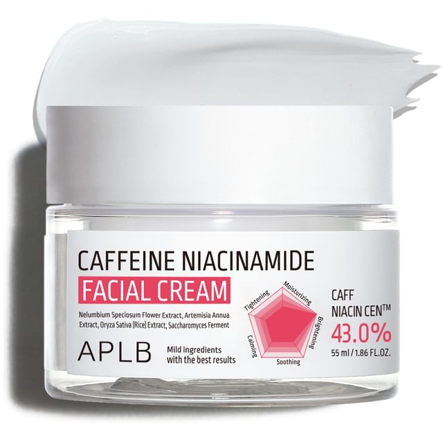 APLB-Krem do twarzy z kofeiną i niacynamidem-55 Ml