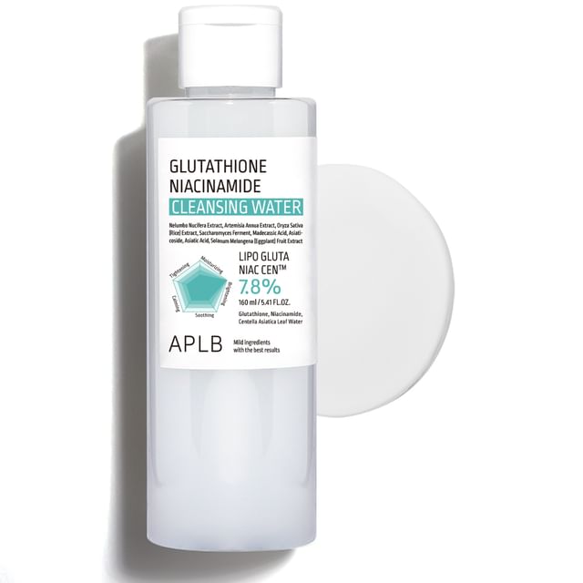 aplb glutathione niacinamide cleansing oil reviews Amazon.com: APLB Glutathione Niacinamide Facial Cleanser main image 1