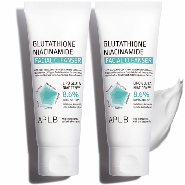 APLB-Set Detergente Viso con Glutatione e Niacinamide-2 Pz