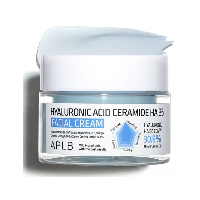 APLB-Hyaluronic Acid Ceramide HA B5 Facial Cream - Crème pour le visage-55ml