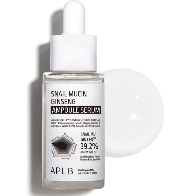 APLB-Serum w ampułkach z mucyną ślimaka i żeń-szeniem-40 Ml