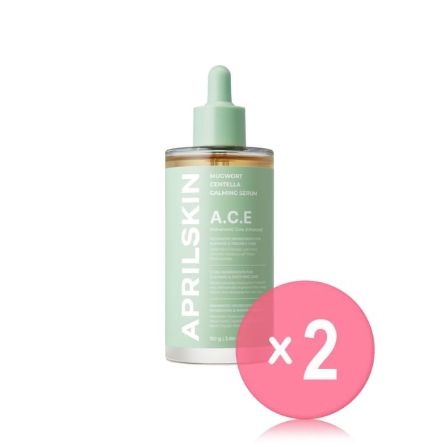 APRILSKIN-ACE Mugwort Centella Calming Serum 2pcs Bundle Set