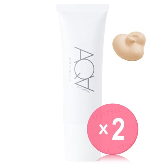 Aqua Aqua-Organic Moist Makeup Base 2pcs Bundle Set