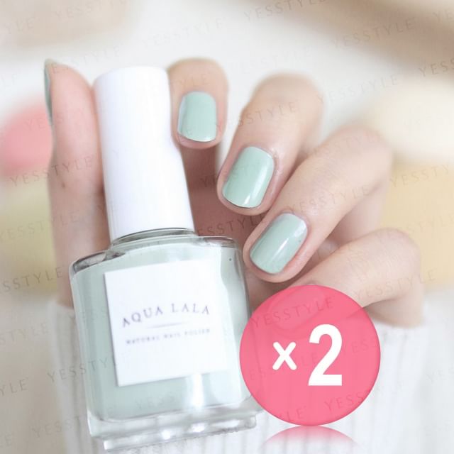 AQUA LALA-Mint Incense Nail Polish 2pcs Bundle Set
