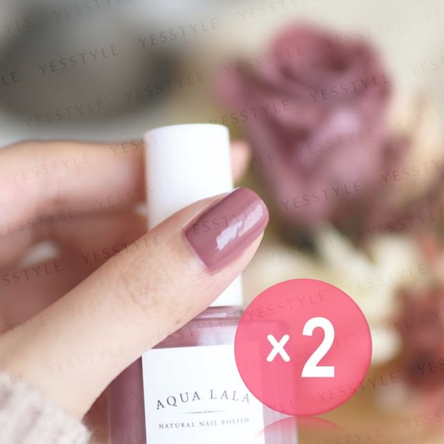 AQUA LALA-Rose Nail Polish 2pcs Bundle Set