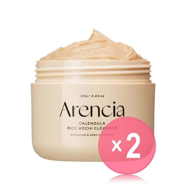 Arencia-Calendula Rice Mochi Cleanser Bundle Set - Set Detergente Mochi per Pelli Miste 2pz