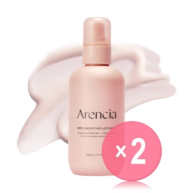 Arencia-Kit com 2 Unidades de Loção Facial Hidratante de Niacinamida 5 Red Smoothie-200 Ml X 2 Unid