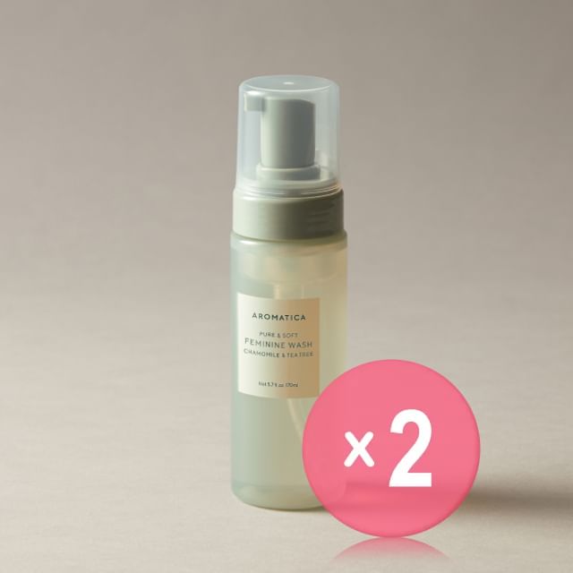 AROMATICA-Pure Soft Feminine Wash Chamomile Tea Tree 2pcs Bundle Set
