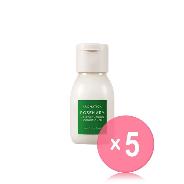 AROMATICA-Rosemary Hair Thickening Conditioner 30ml 5pcs Bundle Set