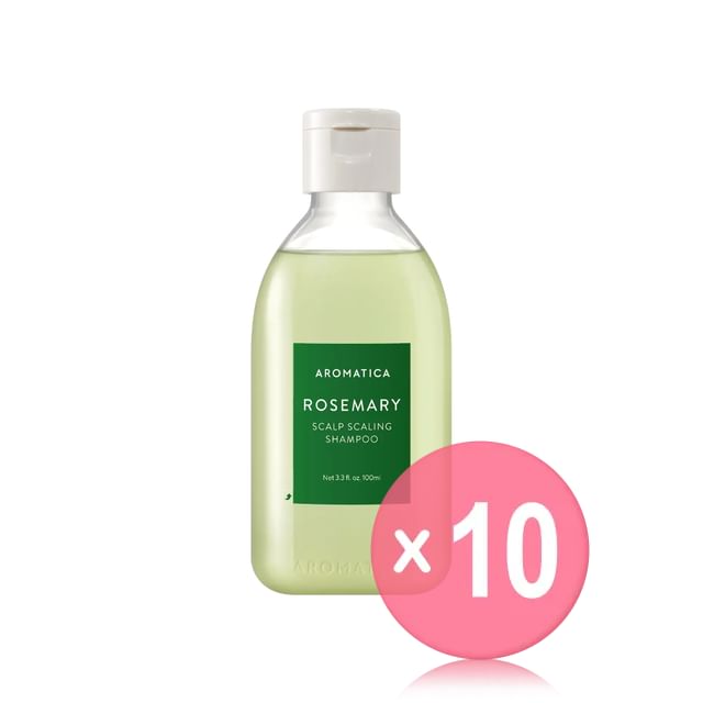 AROMATICA-Rosemary Scalp Scaling Shampoo 100ml 10pcs Bundle Set