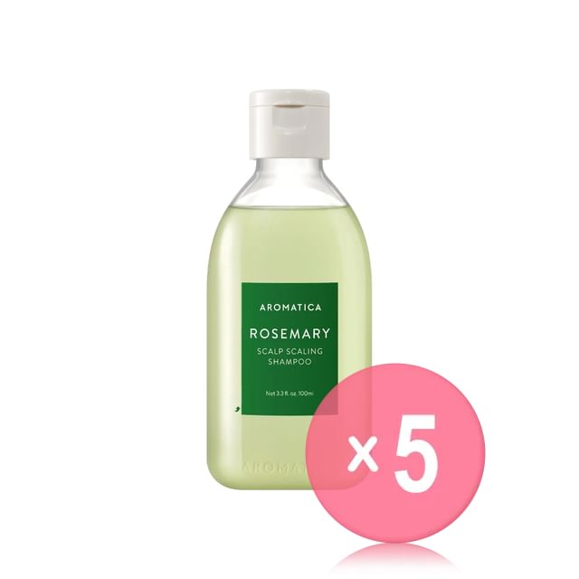 AROMATICA-Rosemary Scalp Scaling Shampoo 100ml 5pcs Bundle Set