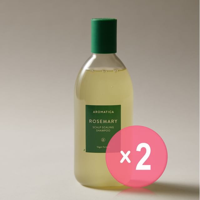 AROMATICA-Rosemary Scalp Scaling Shampoo Jumbo 2pcs Bundle Set