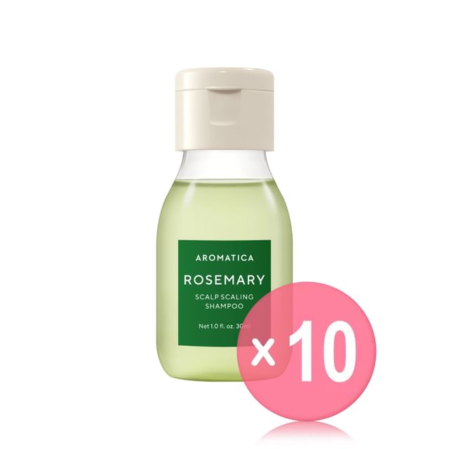 AROMATICA-Rosemary Scalp Scaling Shampoo Mini 10pcs Bundle Set