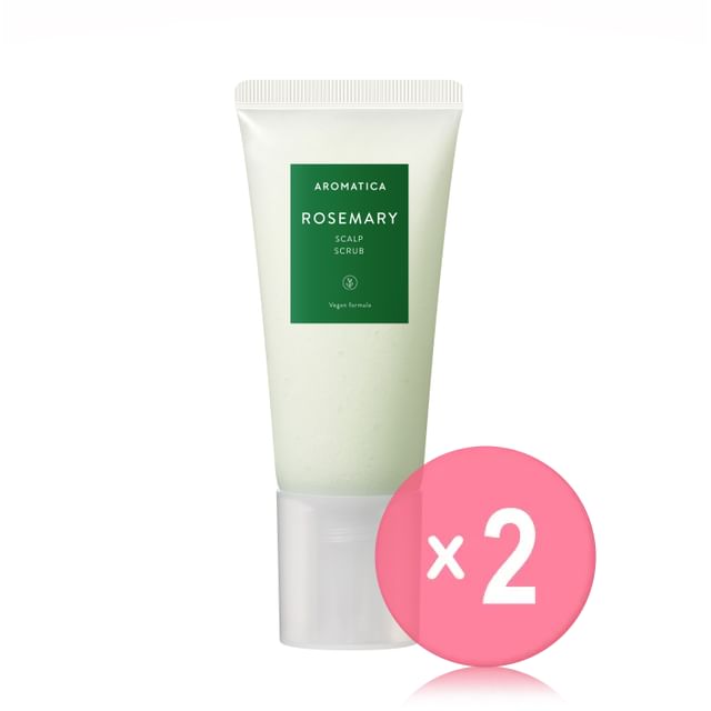 AROMATICA-Rosemary Scalp Scrub 2pcs Bundle Set