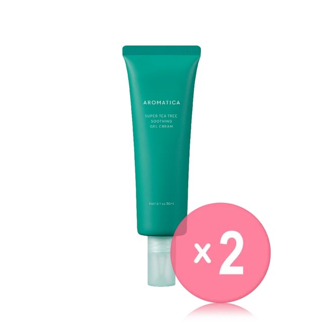 AROMATICA-Super Tea Tree Soothing Gel Cream 2pcs Bundle Set