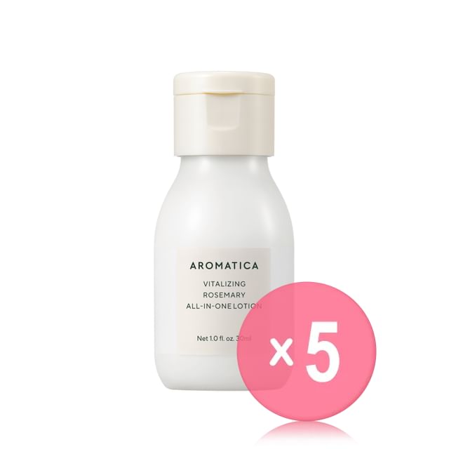 AROMATICA-Vitalizing Rosemary All-in-one Lotion Mini 5pcs Bundle Set