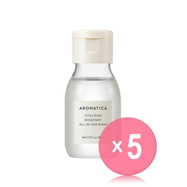 AROMATICA-Vitalizing Rosemary All-in-one Wash 30ml 5pcs Bundle Set