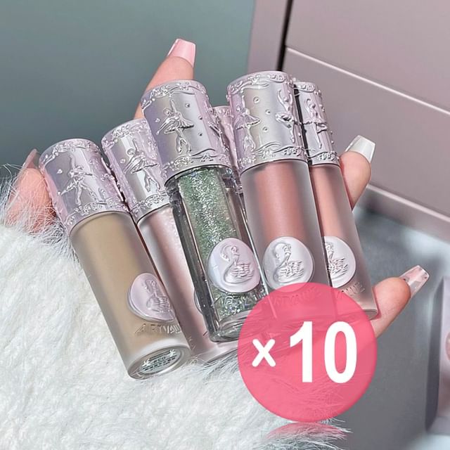 Art Value-Balletism Liquid Eyeshadow - 6 Colors 10pcs Bundle Set