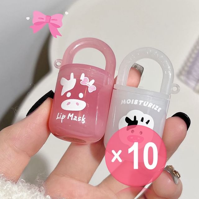 Art Value-Mini Bucket Moisturize Lip Mask - 2 Types 10pcs Bundle Set