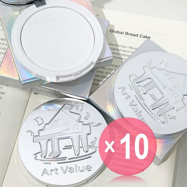 Art Value-Piano Smooth Setting Powder - 3 Colors 10pcs Bundle Set