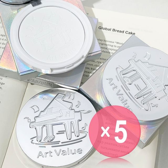 Art Value-Piano Smooth Setting Powder - 3 Colors 5pcs Bundle Set