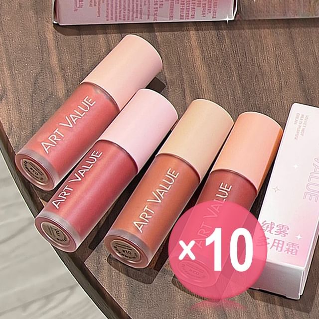 Art Value-Velvety Mist Multi-purpose Cream - 4 Colors 10pcs Bundle Set