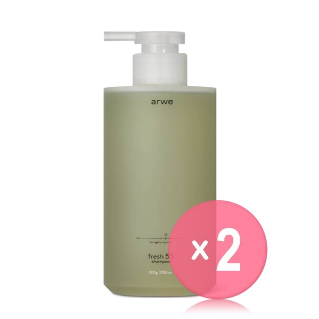 arwe-Fresh 55 Shampoo 2pcs Bundle Set