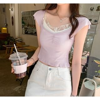 Asiris-V-Neck Plain Tank Top