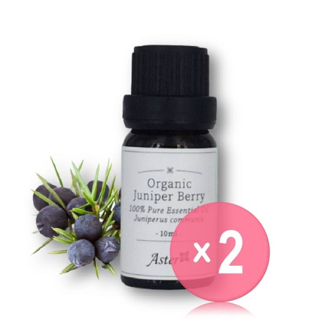 Aster Aroma-Organic Juniper Berry Essential Oil 2pcs Bundle Set
