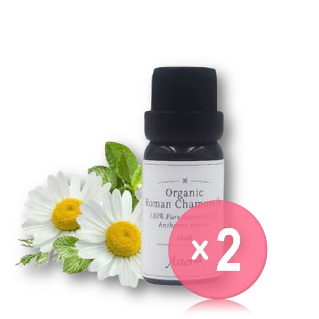 Aster Aroma-Organic Roman Chamomile Essential Oil 2pcs Bundle Set