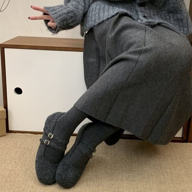 Asterisk-Platform Mary Jane Shoes